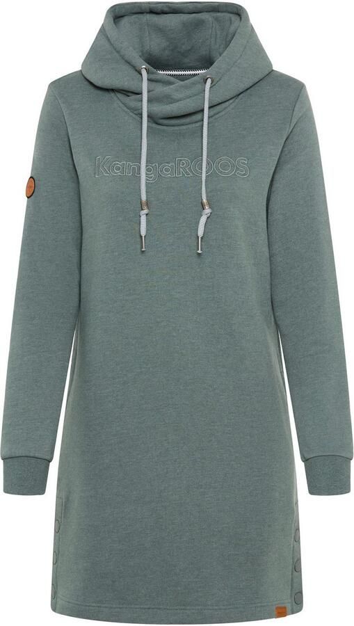 KangaROOS Sweatjurk met logo applicatie in ajourborduurwerk - Foto 5