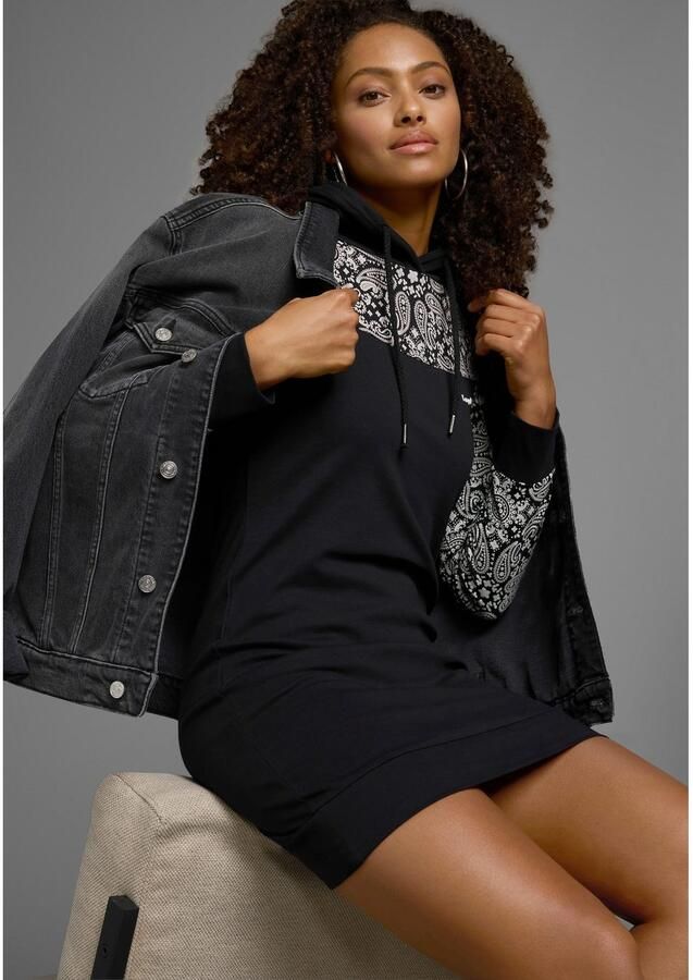 KangaROOS Sweatjurk Mini-lengte sportieve stijl van katoen lange mouwen - Foto 6