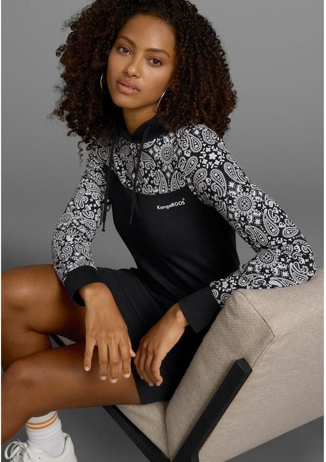 KangaROOS Sweatjurk Mini-lengte sportieve stijl van katoen lange mouwen - Foto 7