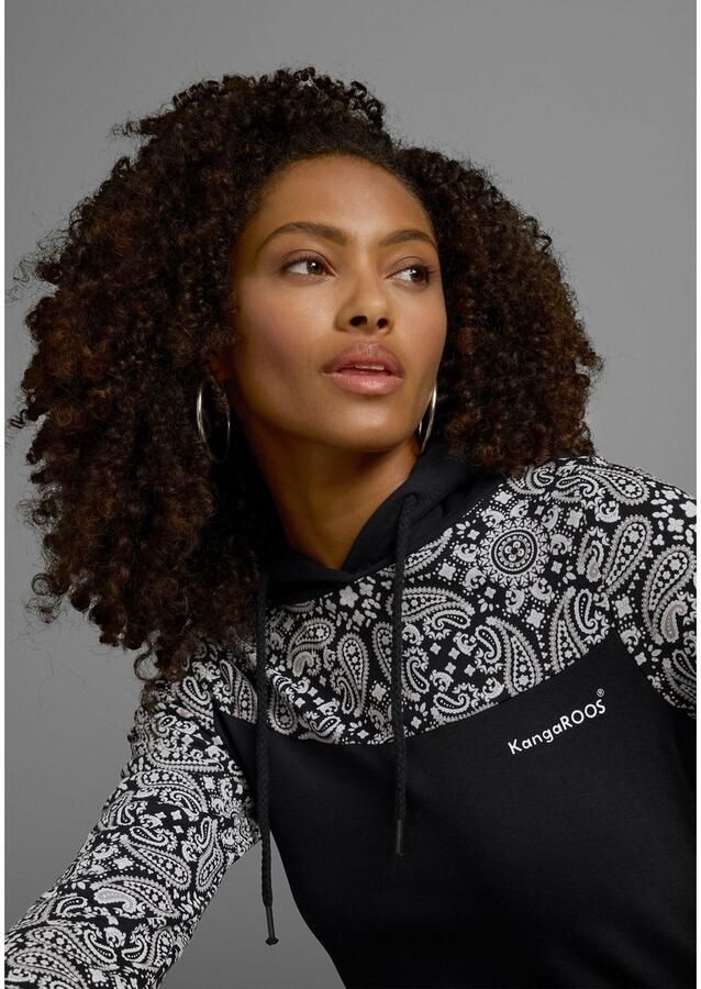 KangaROOS Sweatjurk Mini-lengte sportieve stijl van katoen lange mouwen - Foto 4