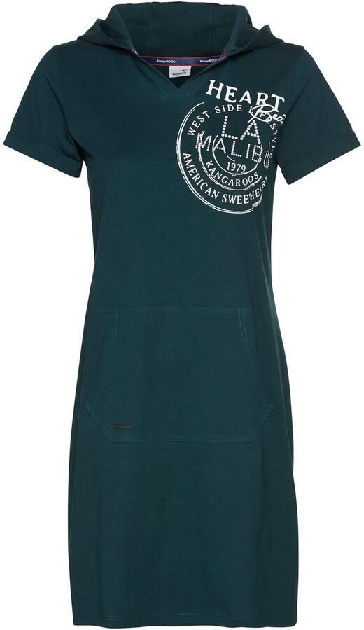 KangaROOS Sweatjurk van zachte jersey met capuchon nieuwe collectie - Foto 5