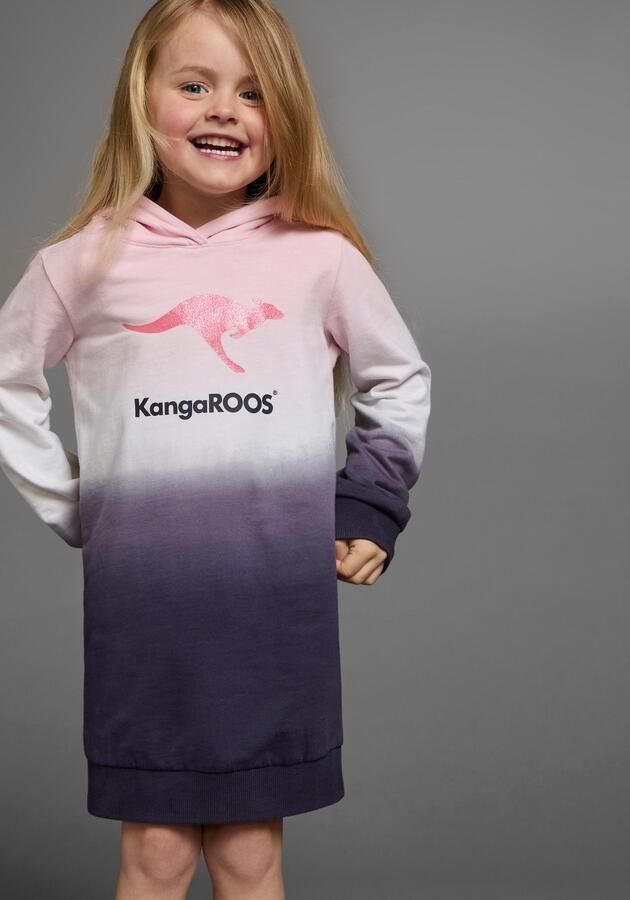 KangaROOS Sweatjurk Voor kleine meisjes tot halverwege de bovenbenen casual look van sweatstof - Foto 7