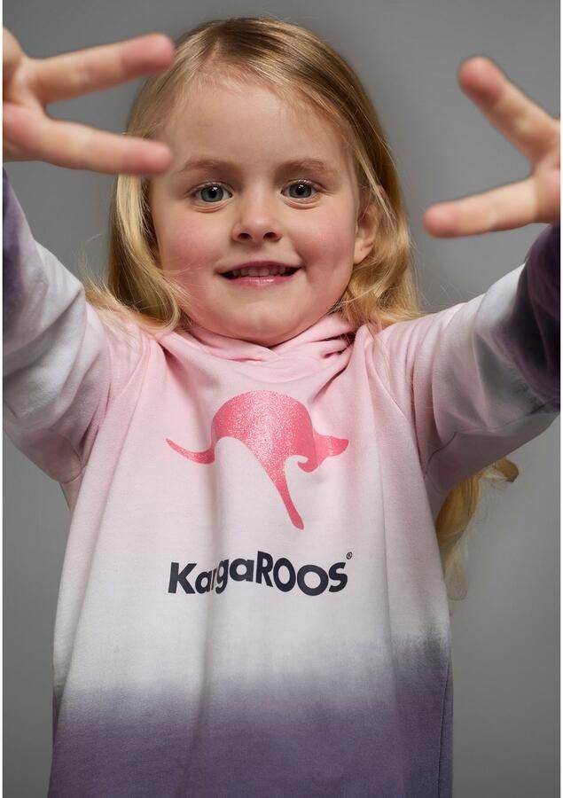 KangaROOS Sweatjurk Voor kleine meisjes tot halverwege de bovenbenen casual look van sweatstof - Foto 3