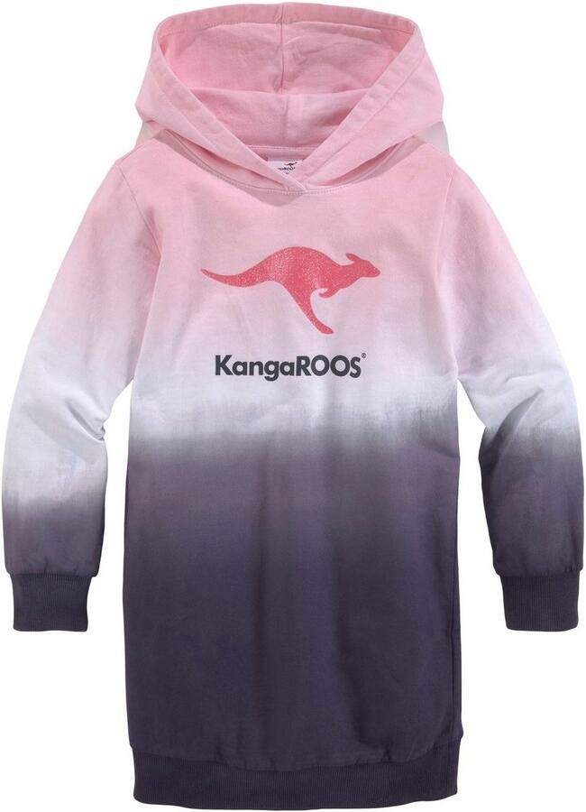 KangaROOS Sweatjurk Voor kleine meisjes tot halverwege de bovenbenen casual look van sweatstof - Foto 2