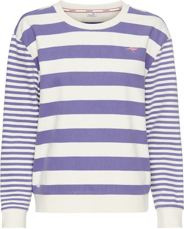 KangaROOS Sweatshirt in blokstrepen-design