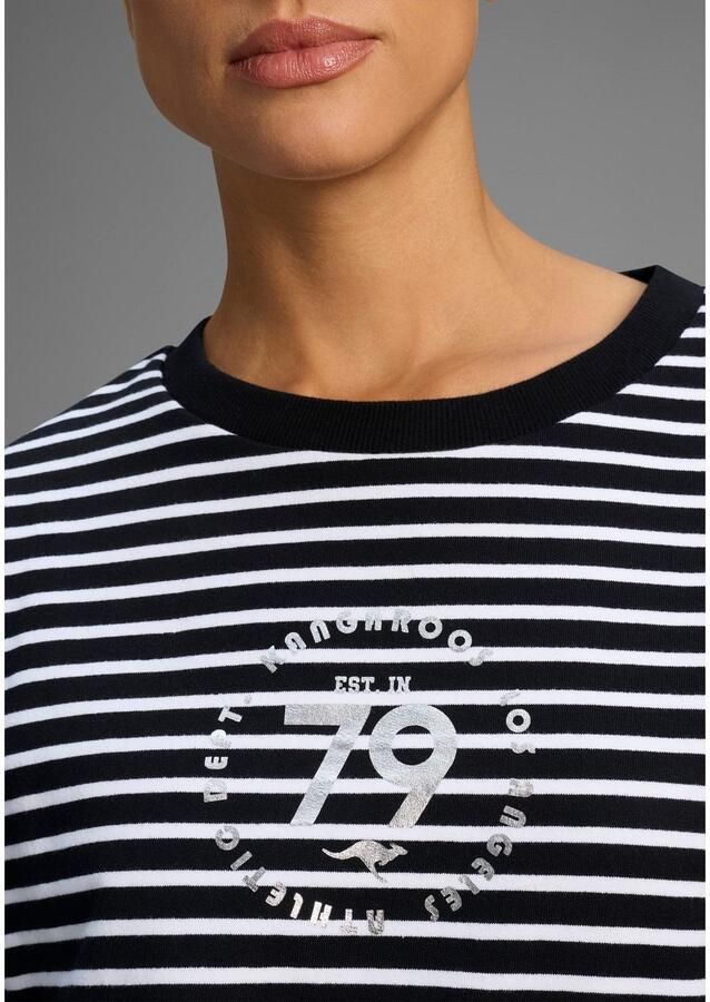 KangaROOS Sweatshirt in oversized look met glinsterende frontprint - Foto 2