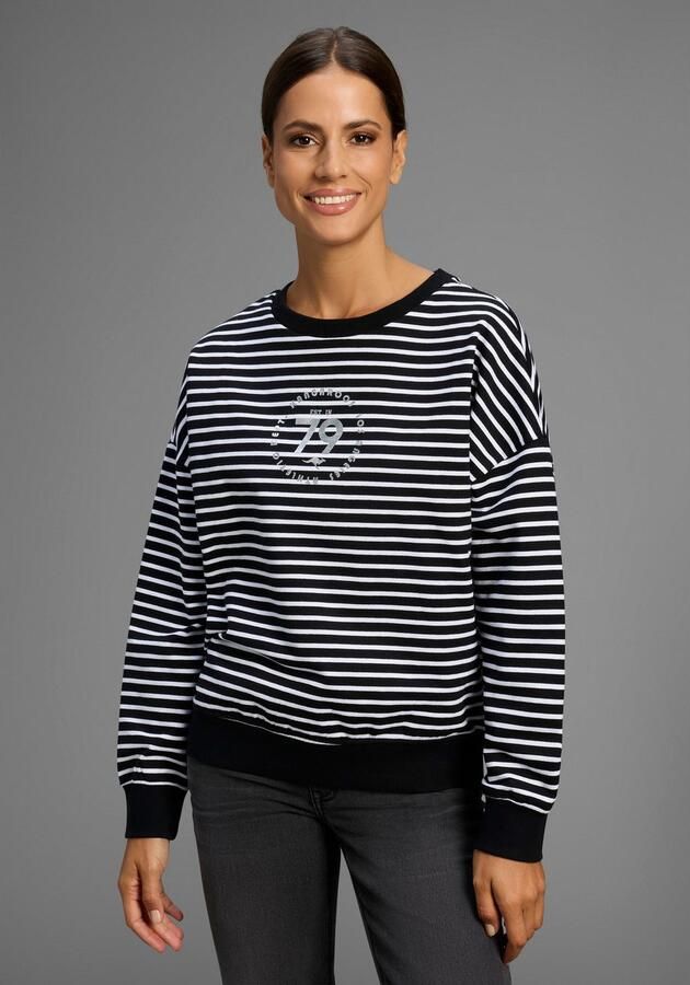 KangaROOS Sweatshirt in oversized look met glinsterende frontprint - Foto 5