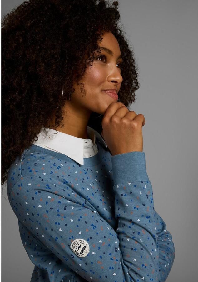 KangaROOS Sweatshirt Lange mouwen bedrukt ronde hals van interlockmateriaal - Foto 2