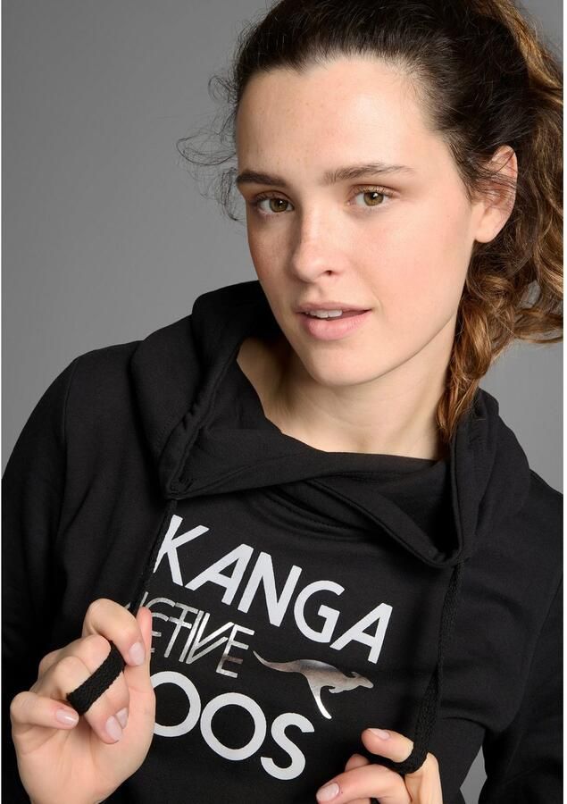 KangaROOS Sweatshirt lange mouwen figuurverhullende pasvorm grote maten - Foto 2