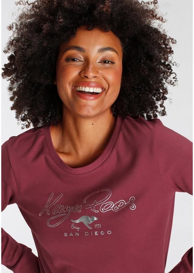 KangaROOS Sweatshirt Lange mouwen figuurvolgende pasvorm - Foto 3