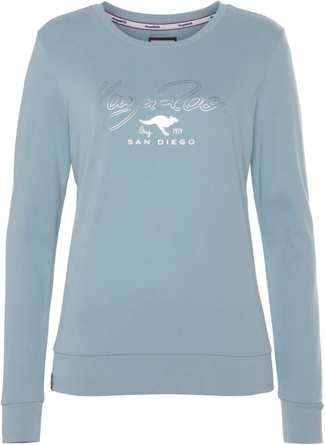 KangaROOS Sweatshirt Lange mouwen figuurvolgende pasvorm