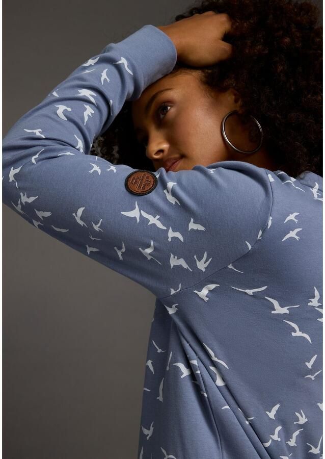 KangaROOS Sweatshirt Lange mouwen figuurvolgende snit bedrukt ronde hals - Foto 2