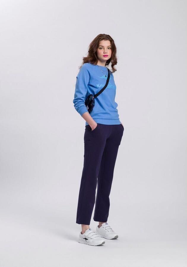 KangaROOS Sweatshirt Lange mouwen figuurvolgende snit met print ronde hals - Foto 7