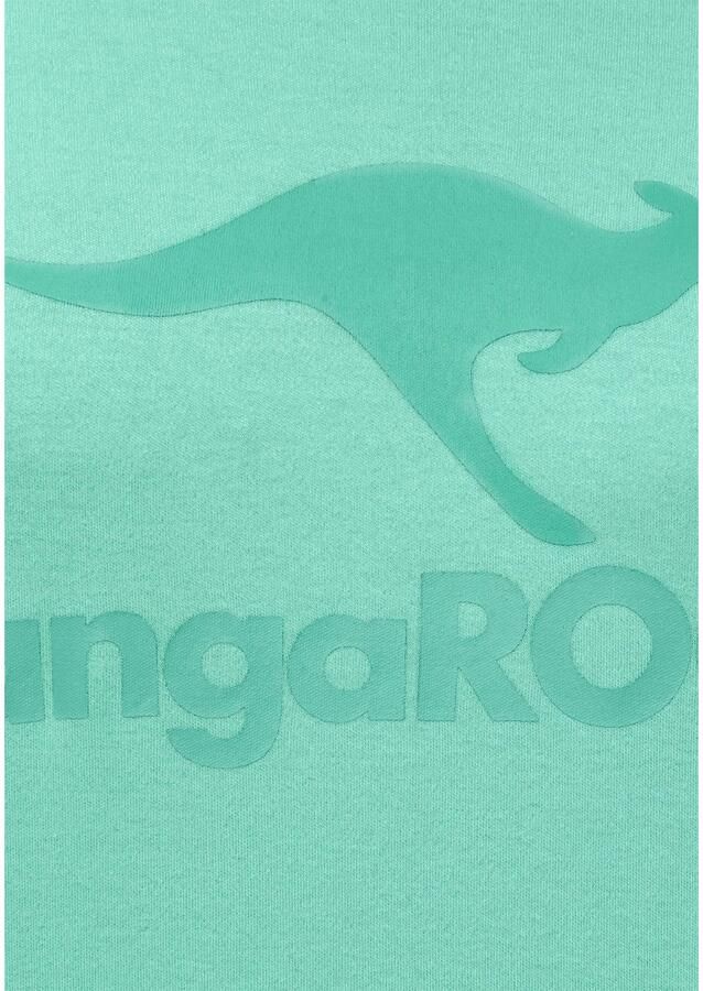 KangaROOS Sweatshirt Lange mouwen figuurvolgende snit met print ronde hals