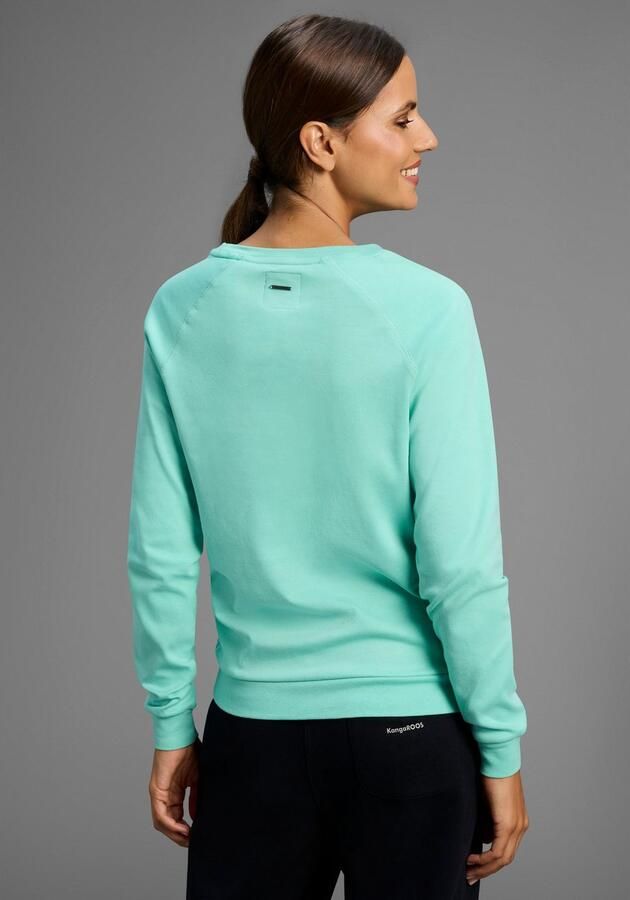 KangaROOS Sweatshirt Lange mouwen figuurvolgende snit met print ronde hals - Foto 4