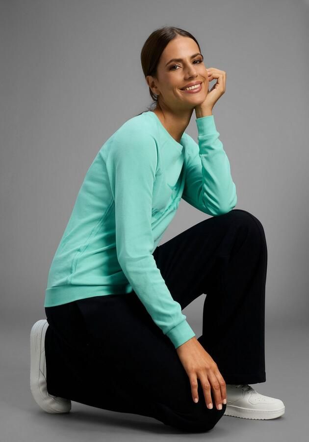 KangaROOS Sweatshirt Lange mouwen figuurvolgende snit met print ronde hals - Foto 6