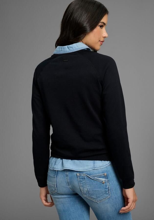 KangaROOS Sweatshirt Lange mouwen figuurvolgende snit met print ronde hals - Foto 3