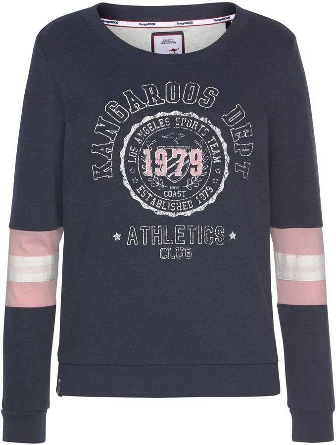 KangaROOS Sweatshirt Lange mouwen figuurvriendelijke pasvorm bedrukt uiterlijk - Foto 14