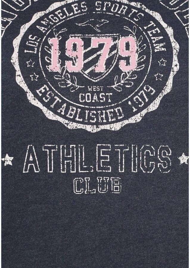 KangaROOS Sweatshirt Lange mouwen figuurvriendelijke pasvorm bedrukt uiterlijk