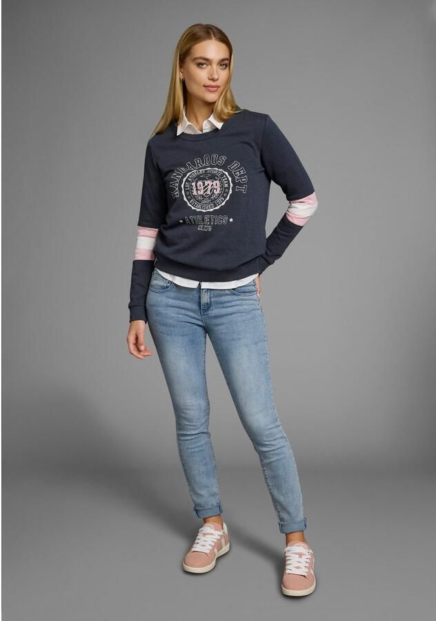 KangaROOS Sweatshirt Lange mouwen figuurvriendelijke pasvorm bedrukt uiterlijk - Foto 7