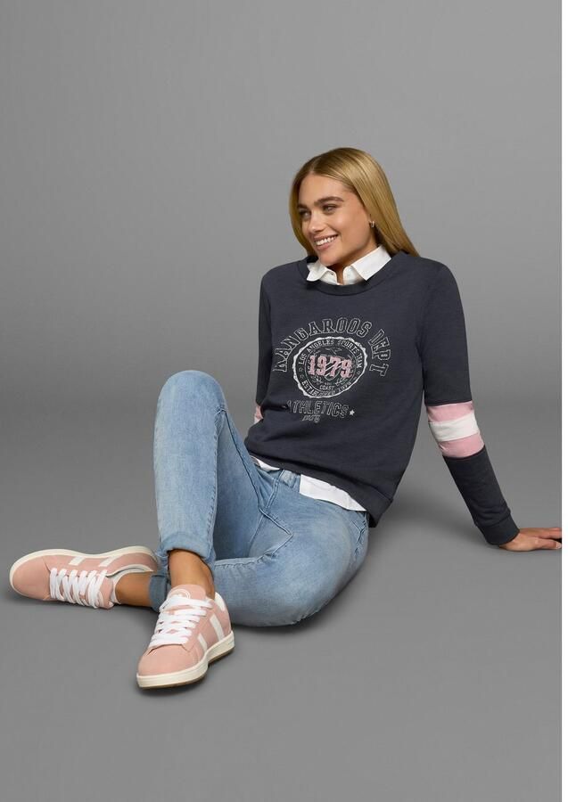 KangaROOS Sweatshirt Lange mouwen figuurvriendelijke pasvorm bedrukt uiterlijk - Foto 2