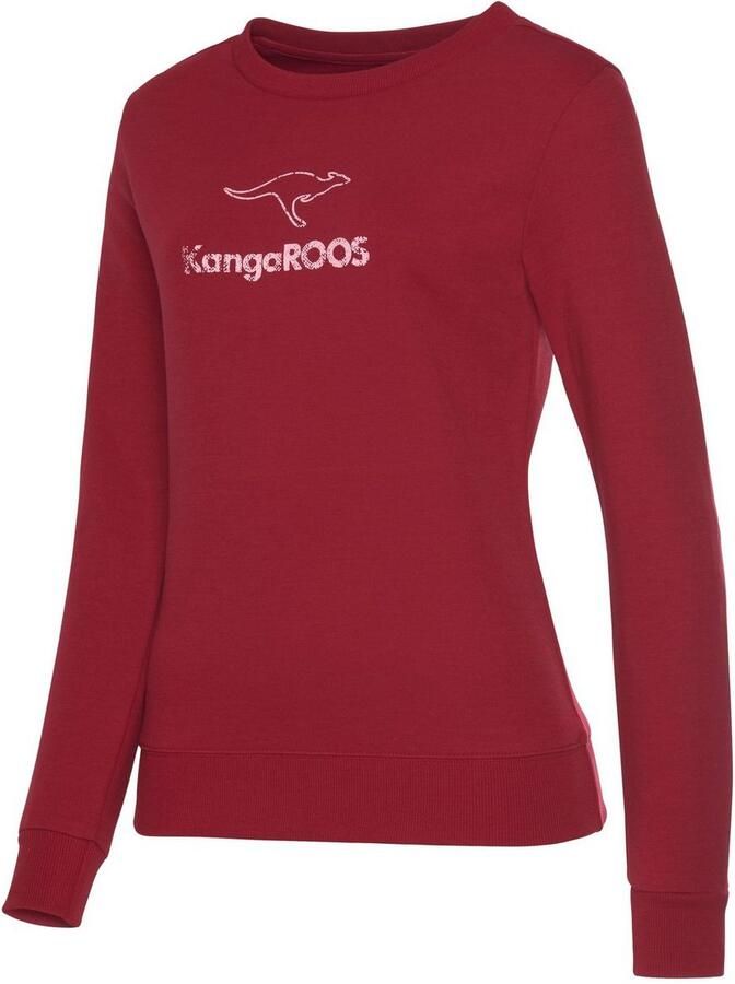KangaROOS Sweatshirt met contrasterende logoprint loungepak - Foto 2