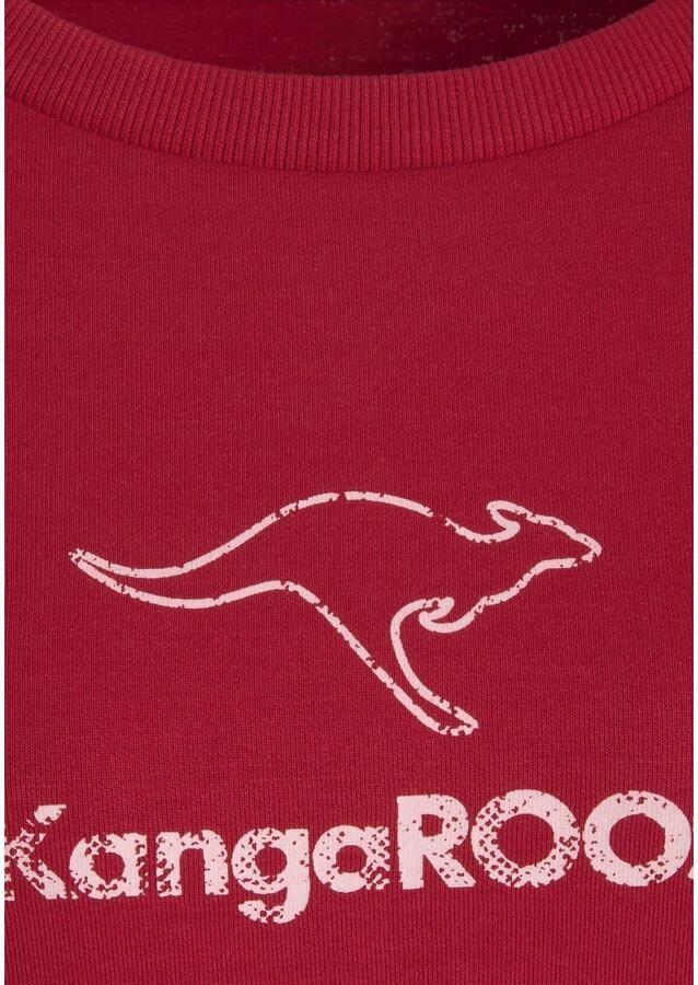 KangaROOS Sweatshirt met contrasterende logoprint loungepak - Foto 3