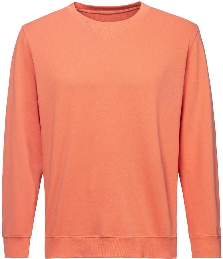 KangaROOS Sweatshirt Met een ronde hals met coole ribinzet aan de voorkant van de hals