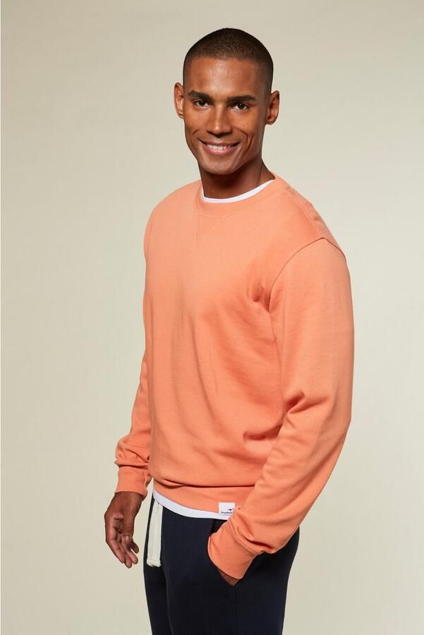 KangaROOS Sweatshirt Met een ronde hals met coole ribinzet aan de voorkant van de hals - Foto 5