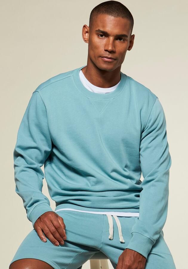 KangaROOS Sweatshirt Met een ronde hals met coole ribinzet aan de voorkant van de hals - Foto 6