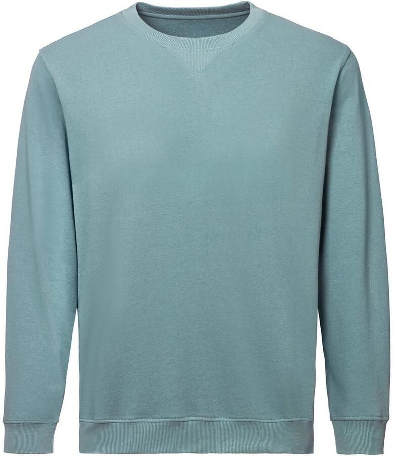 KangaROOS Sweatshirt Met een ronde hals met coole ribinzet aan de voorkant van de hals