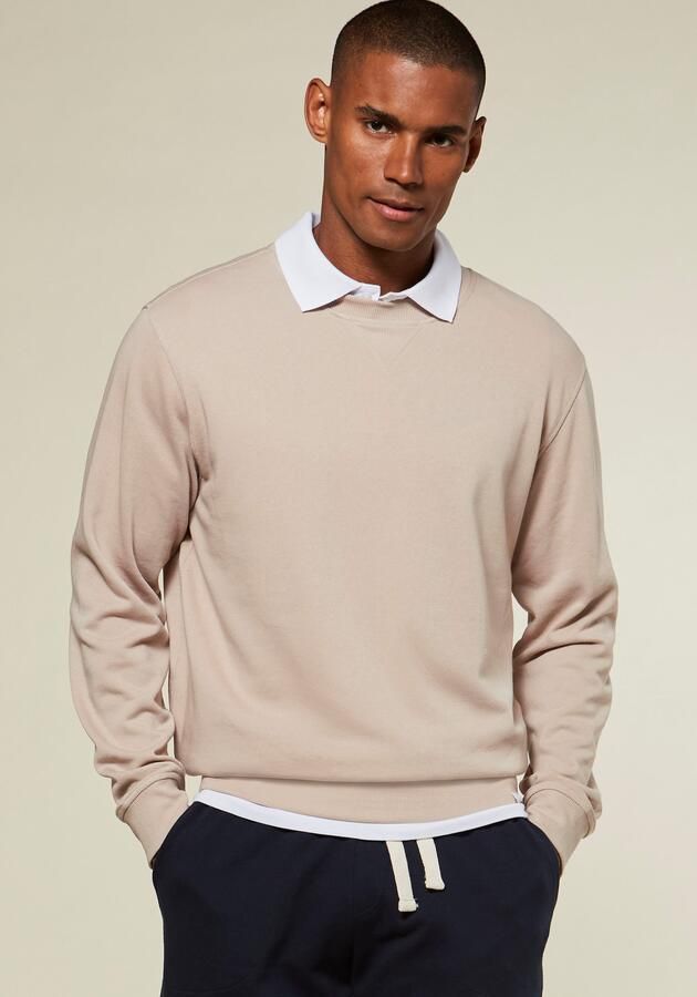 KangaROOS Sweatshirt Met een ronde hals met coole ribinzet aan de voorkant van de hals - Foto 6