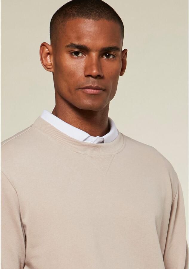 KangaROOS Sweatshirt Met een ronde hals met coole ribinzet aan de voorkant van de hals - Foto 3