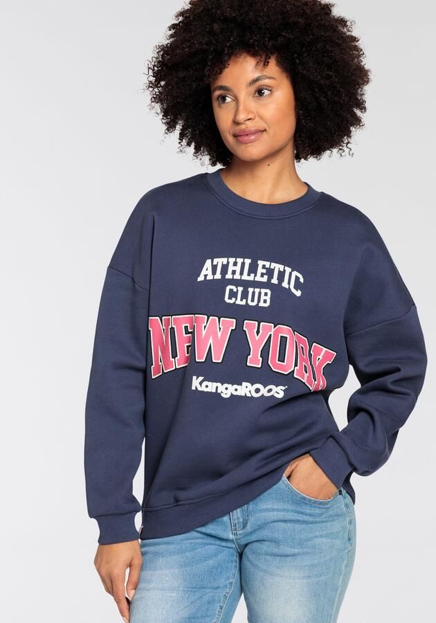 KangaROOS Sweatshirt met groot logo in college-stijl - Foto 7