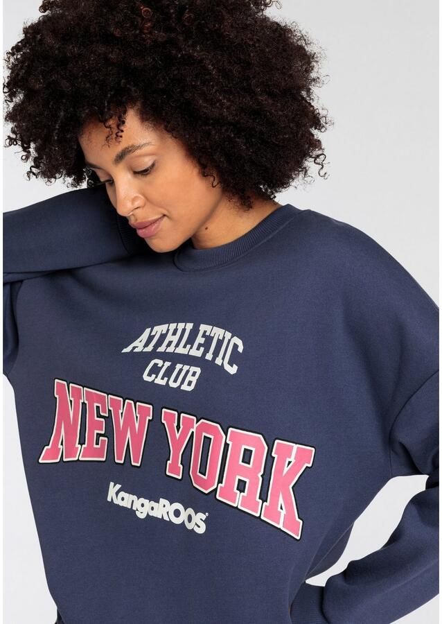 KangaROOS Sweatshirt met groot logo in college-stijl - Foto 2