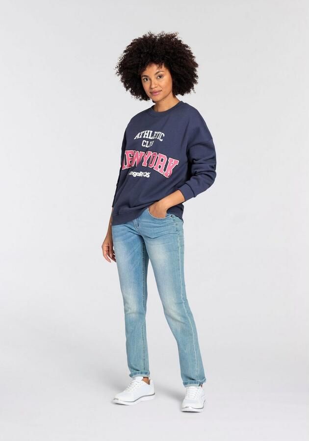 KangaROOS Sweatshirt met groot logo in college-stijl - Foto 5
