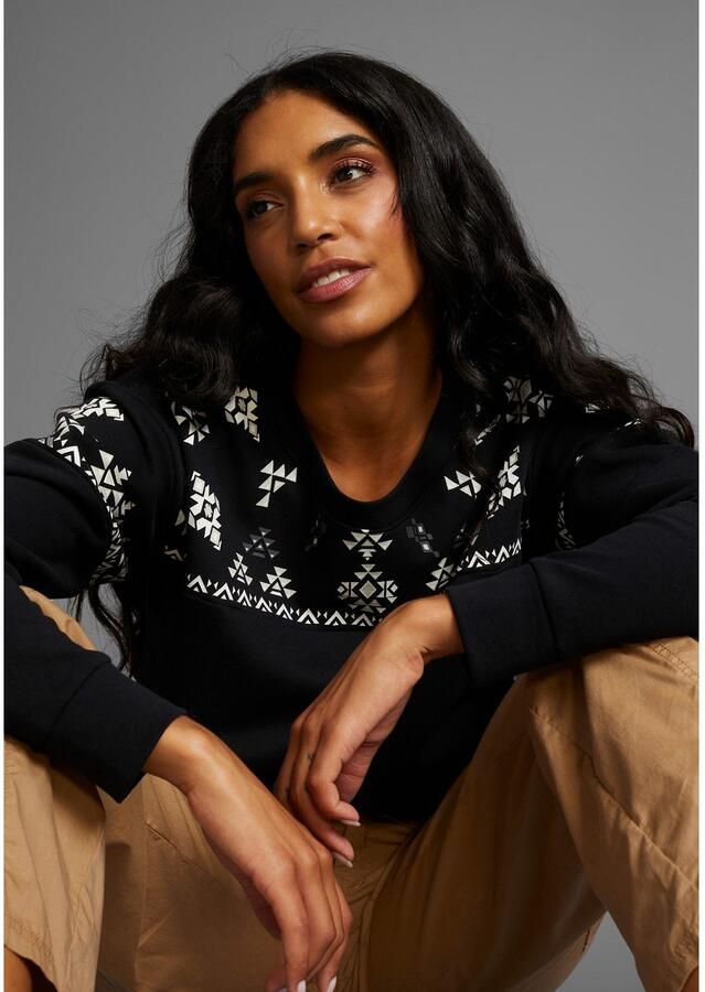 KangaROOS Sweatshirt met noorse print - Foto 2