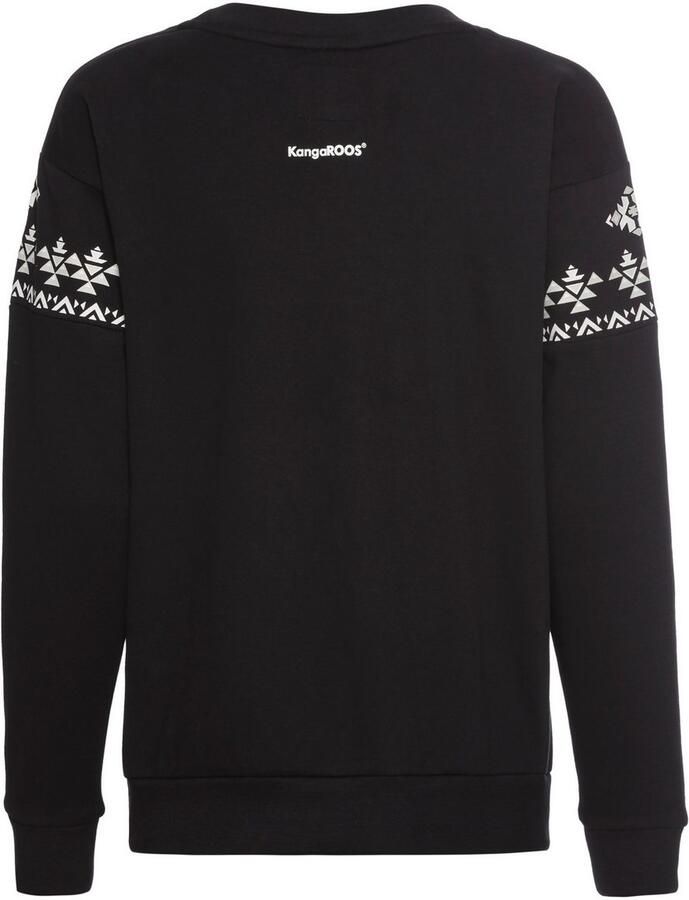 KangaROOS Sweatshirt met noorse print