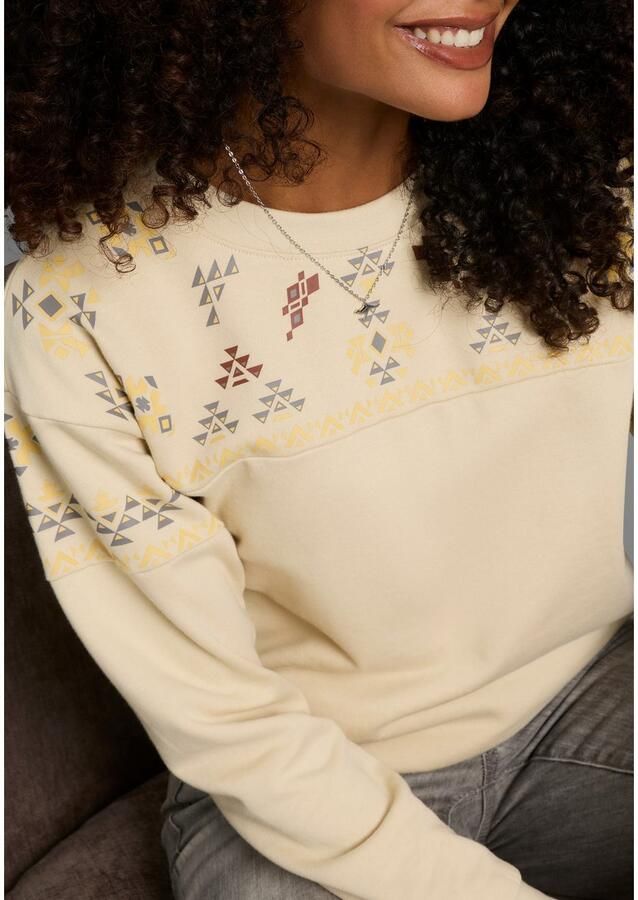 KangaROOS Sweatshirt met noorse print - Foto 2