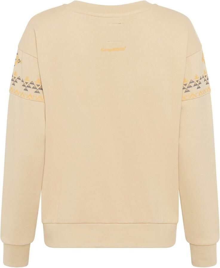 KangaROOS Sweatshirt met noorse print