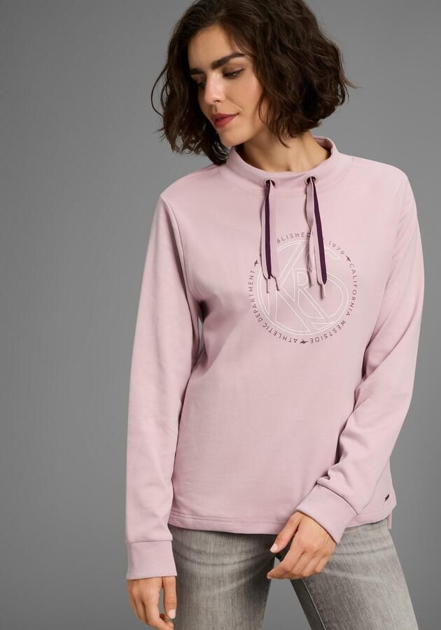 KangaROOS Sweatshirt met opstaande kraag en frontprint - Foto 6