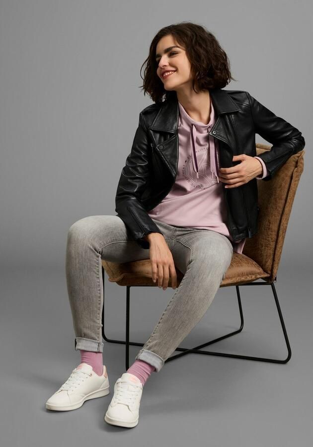 KangaROOS Sweatshirt met opstaande kraag en frontprint - Foto 5