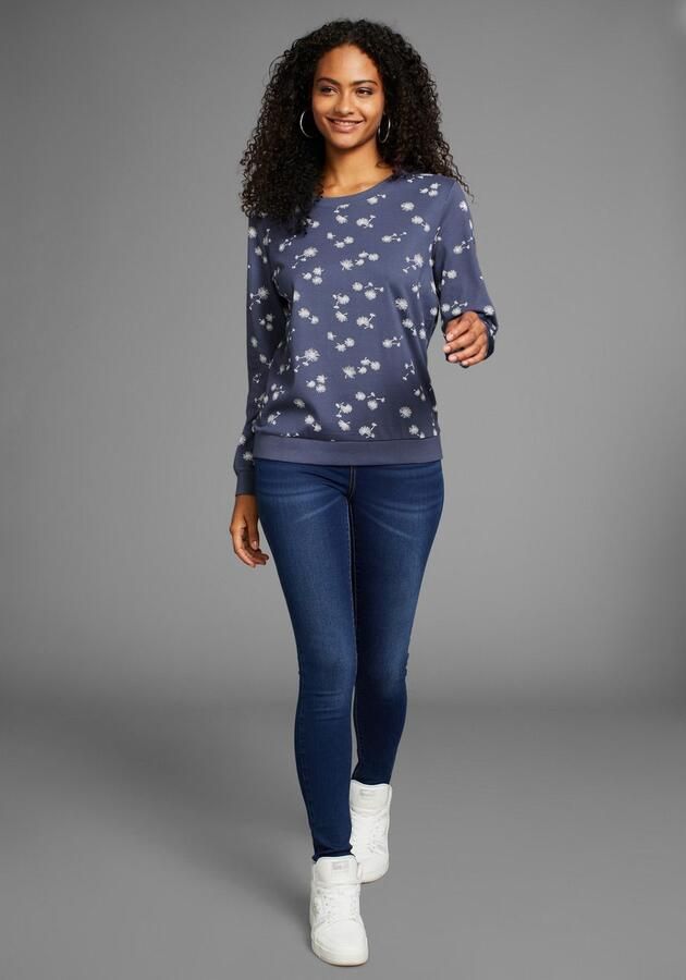 KangaROOS Sweatshirt met paardenbloem allover-print - Foto 5