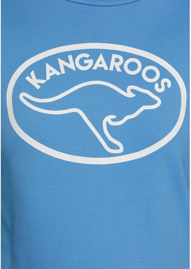 KangaROOS Sweatshirt met rimpeling op de mouw en merk-logo-print nieuwe-kollektion - Foto 2