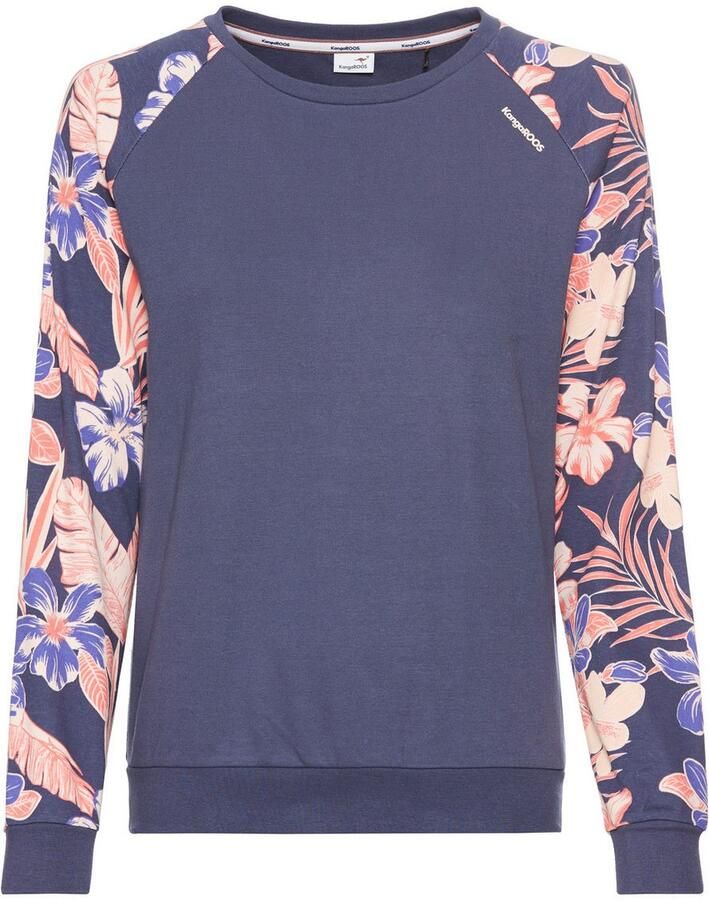 KangaROOS Sweatshirt Mouwen met bloe print - Foto 1