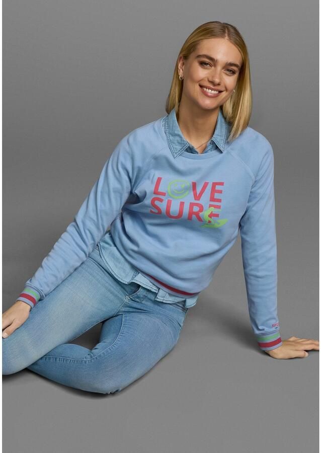 KangaROOS Sweatshirt Ronde hals en print