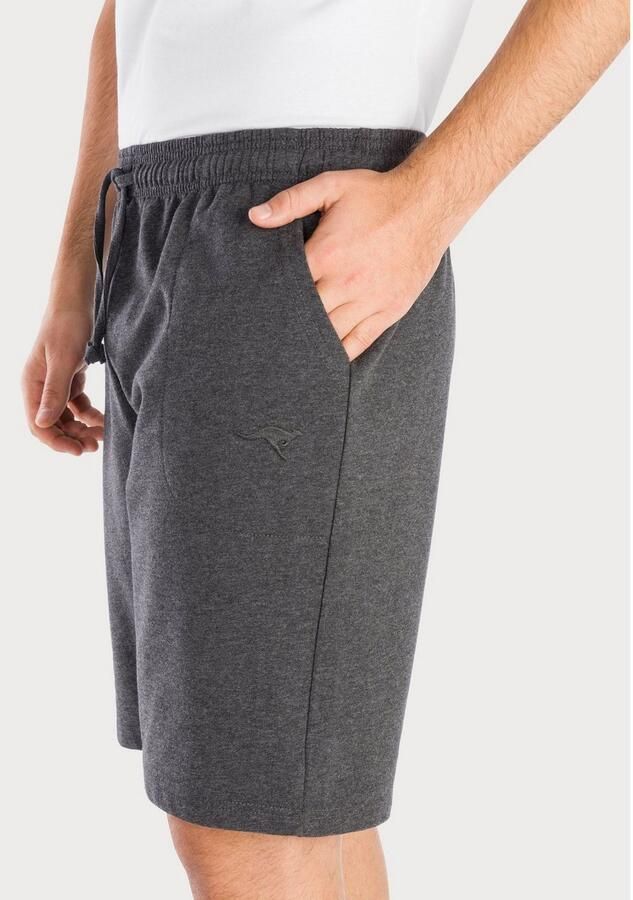 KangaROOS Sweatshort Korte joggingbroek van zachte sweatstof met koord - Foto 2