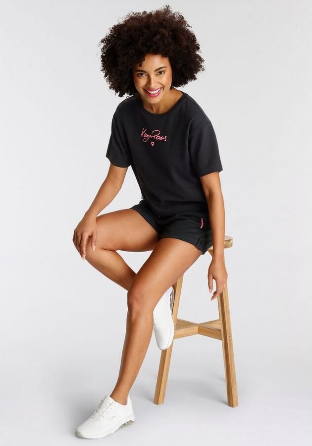 KangaROOS Sweatshort voor het oprollen met sluiting en knop - Foto 8