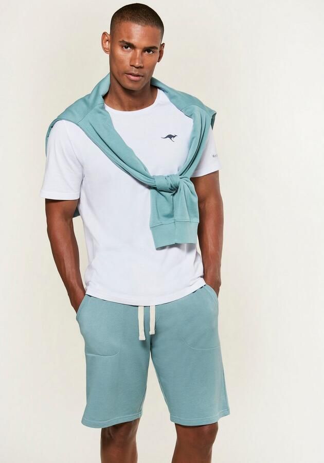 KangaROOS Sweatshort zijvakken contrasterende banden - Foto 5