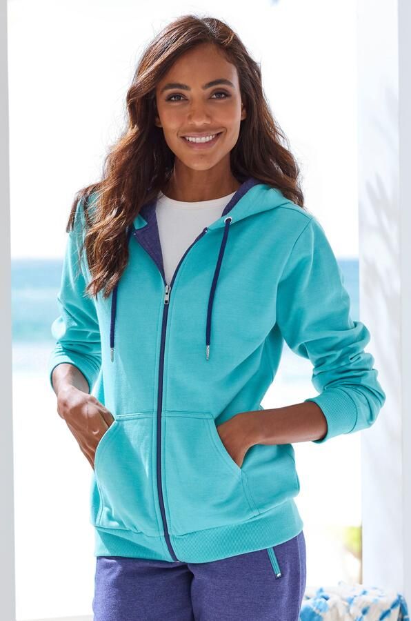 KangaROOS Sweatvest met contrasterende details loungewear - Foto 7